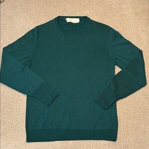 Debra C Green Cashmere & Silk Sweater Crewneck Sweater